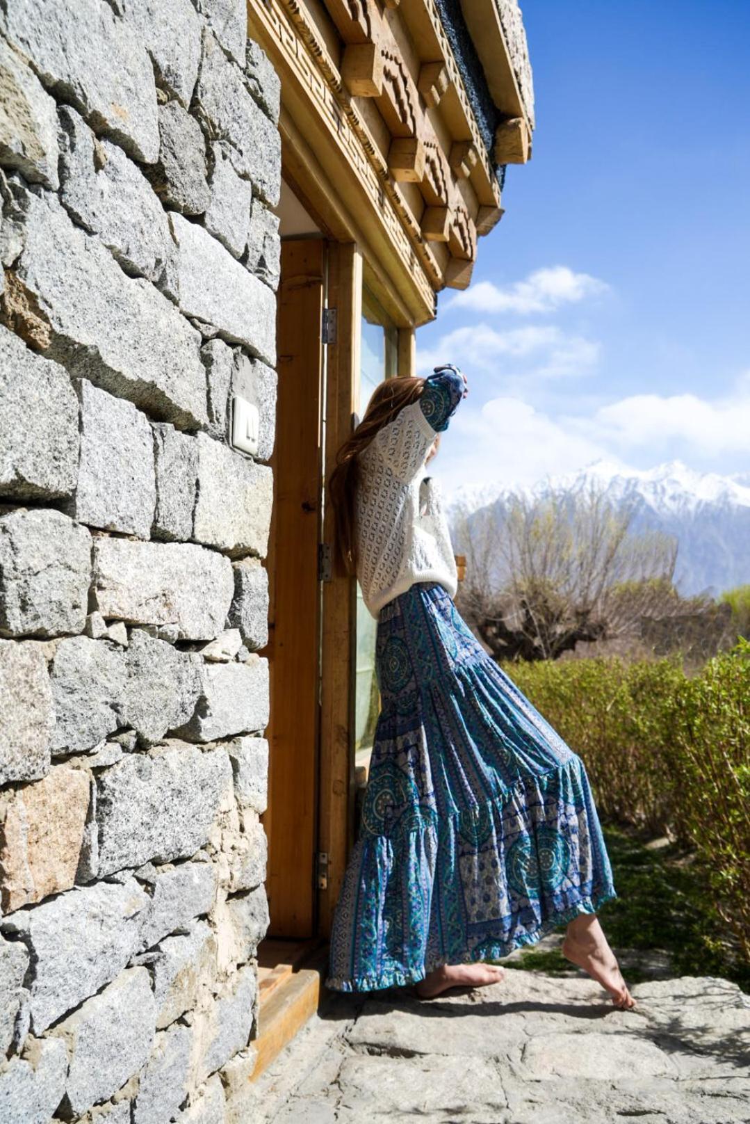 Lchang Nang Retreat-The House Of Trees-Nubra Valley Ξενοδοχείο Sumur Εξωτερικό φωτογραφία